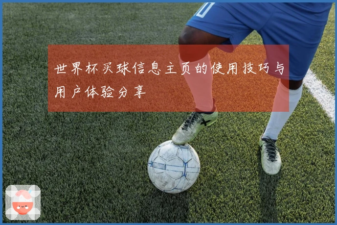 世界杯买球信息主页的使用技巧与用户体验分享