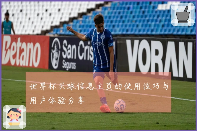 世界杯买球信息主页的使用技巧与用户体验分享